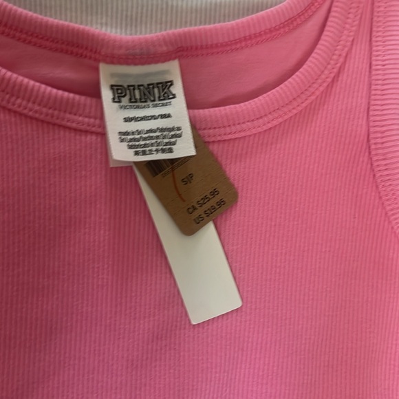 Pink by Victoria’s Secret ribbed tanks - Picture 3 of 3